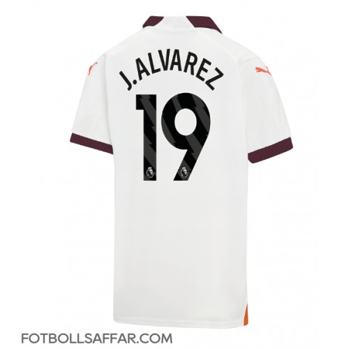 Manchester City Julian Alvarez #19 Bortatröja 2023-24 Kortärmad